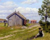 保罗 古斯塔夫 费舍尔 : Farmyard